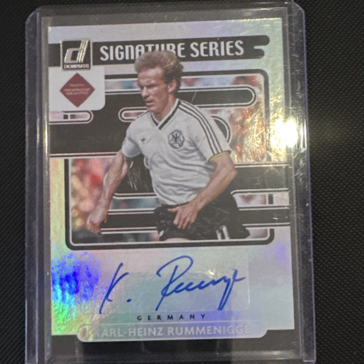Karl-Heinz Rummenigge Autographed Soccer Sports Trading Cards