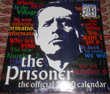 The Prisoner Official 2000 Calendar *UNUSED/SEALED* Patrick McGoohan Portmeirion