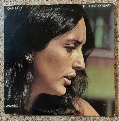 Joan Baez The First 10 Years 1970 Double Vinyl LP Vanguard VSD-6560/1 VG+/G+