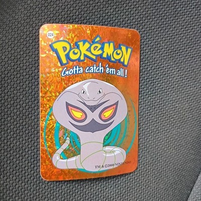 Arbok #024 - Vintage Vending Machine Prism Sticker 2000 - Pokemon Card