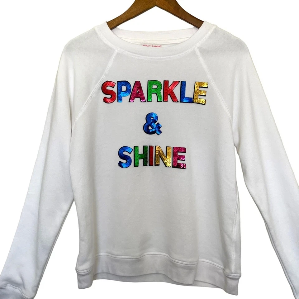 Suéter Betsey Johnson Mujer Performance M Brillo y Brillo Cuello Redondo Y2K Años 90 Foto 4 de 4