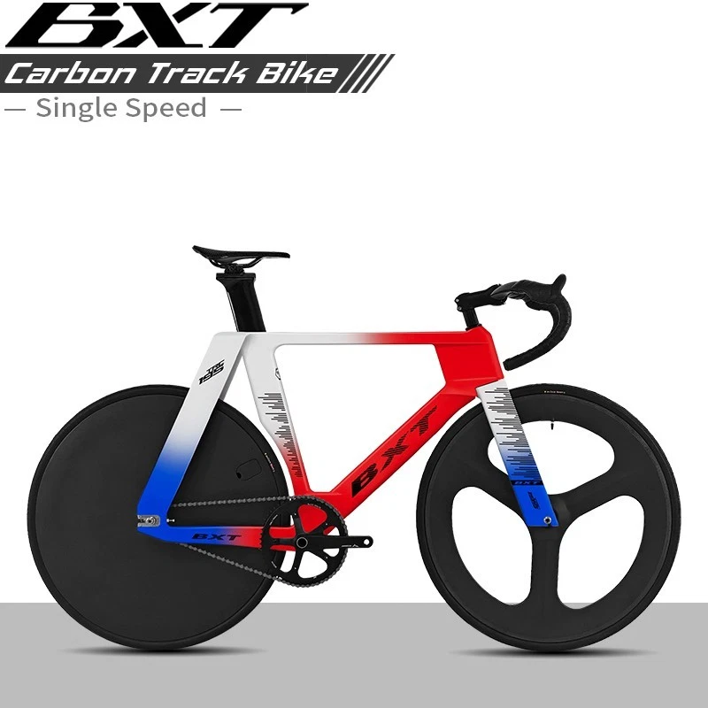 BXT Kohlenstoff-Einzel Kettenblatt Rennrad TRC-195 Zeitfahr-Bahnrad Track Fixie - Bild 3 von 4