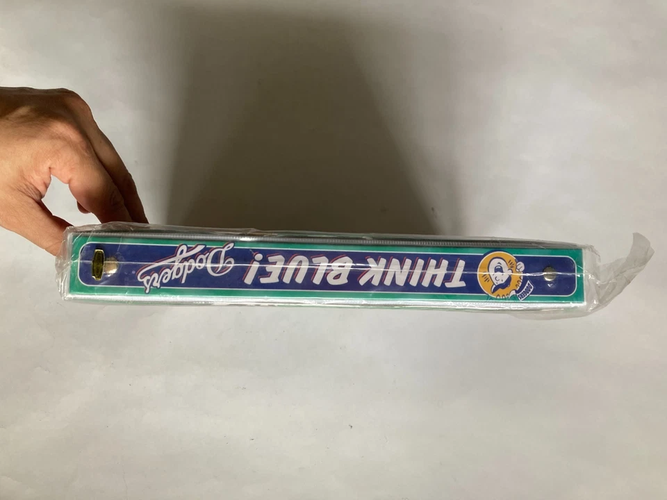 Carpeta de 3 anillos y regla de bolsillo de los Dodgers borrador de lápiz depósito de oficina SGA 1998 NUEVO DE COLECCIÓN Foto 2 de 4