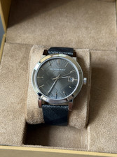 Brand New Burberry BU9024 Stainless Steel With Brown Leather Band Unisex Watch