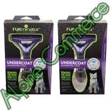  2-Packs FURminator Undercoat Deshedding Tool Medium Cats Short Hair P-92916