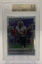 2020 Donruss Optic JK Dobbins Silver Circles /125 Rated Rookie BGS 9.5 Ravens