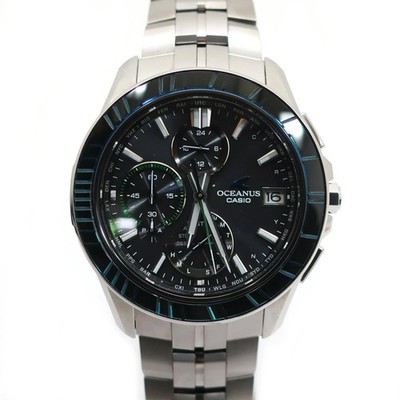 CASIO Oceanus Manta OCW-S7000SG-1AJR Black Solar Herrenuhr gebraucht #31031
