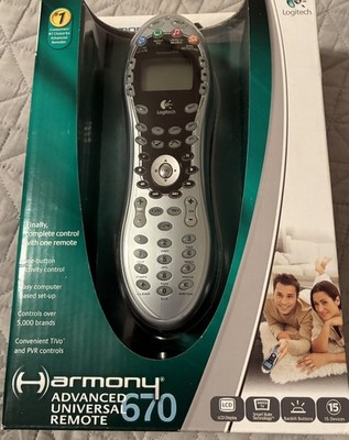 NEW SEALED LOGITECH Harmony 670 Programable Advanced Universal Remote LCD