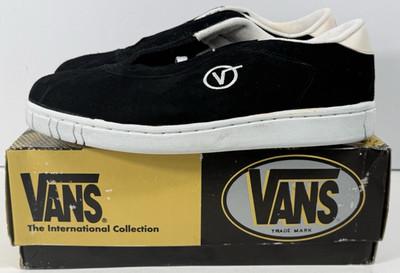 RARE Vintage Vans Brick Skate Shoe, Black, 1997, US Size 12 New DS 22083