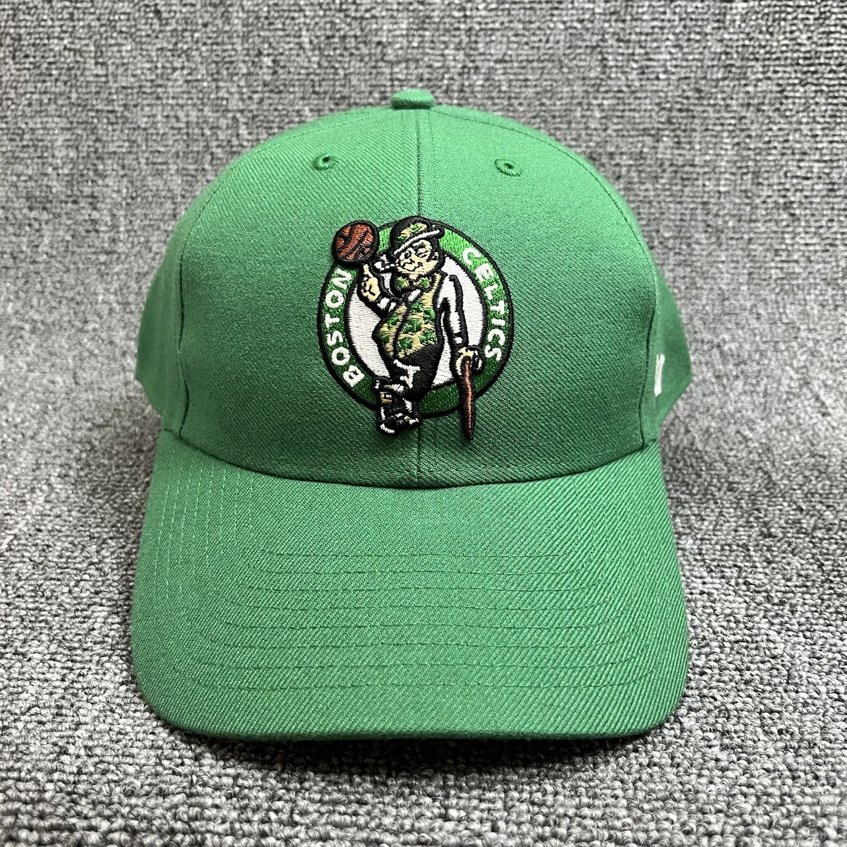 Boston Celtics '47 Brand MVP Hat Green Adjustable Leprechaun Logo Strapback Cap