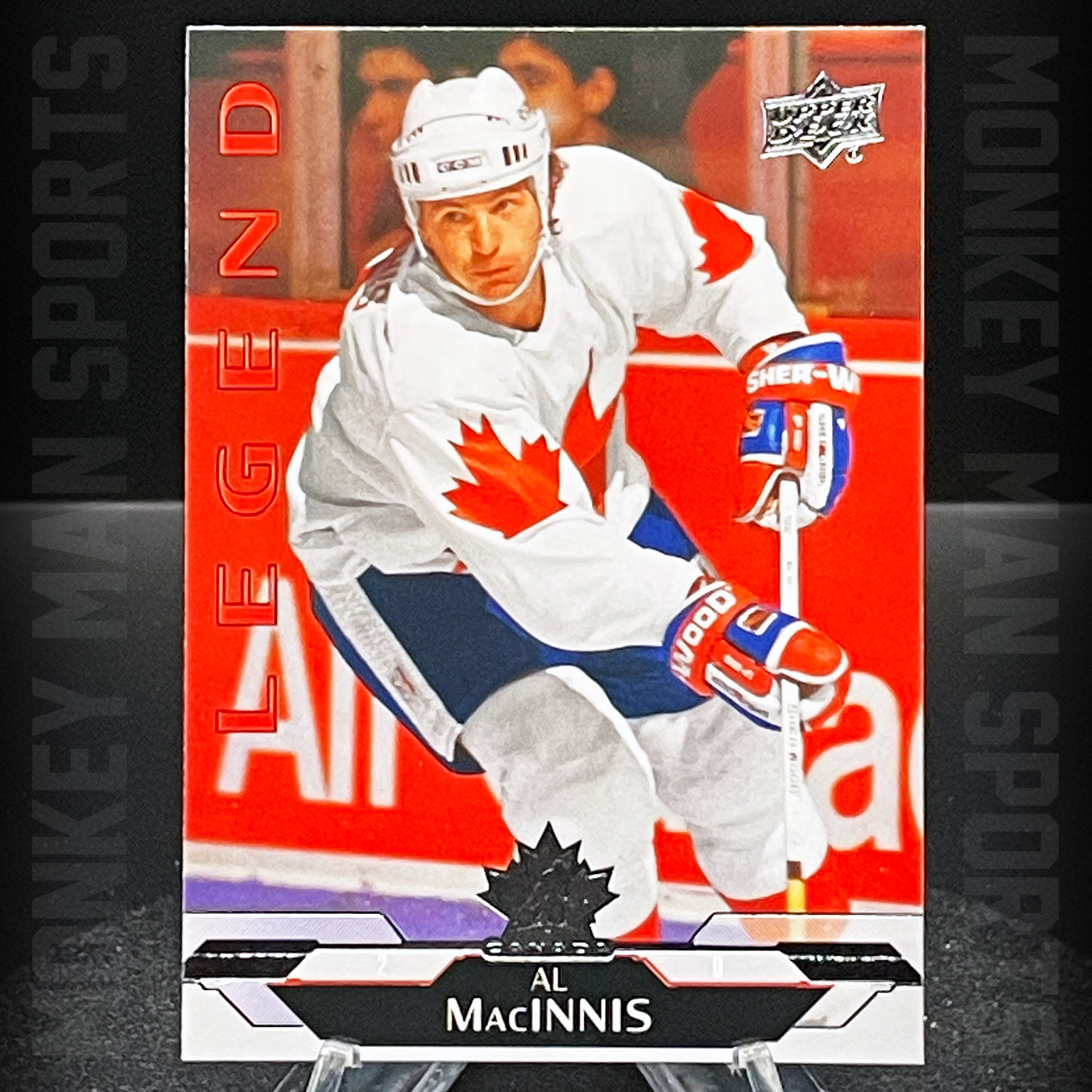 2026 UD Team Canada - Al MacInnis - LEGEND #181 FLAMES MINT