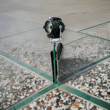 Antique/ Vtg  1940's Bardwell & McAlister Hollywood Stage Light w/Stand all orig