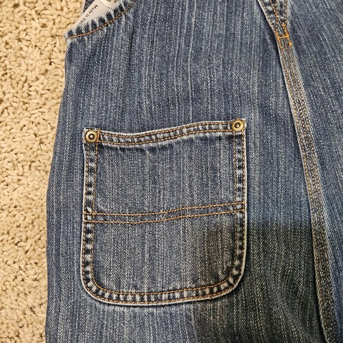 Carhartt Overalls Youth 7 Blue Denim Master Cloth Sanforized Workwear Utility - Picture 8 of 8