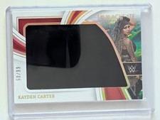 2023 Panini Immaculate Collection WWE Kayden Carter The Immaculate Standard /99