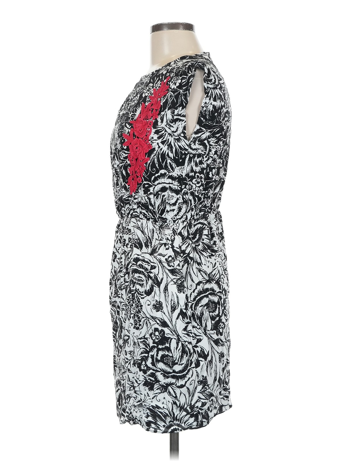 Mango Women Black Cocktail Dress 6 thumbnail 4