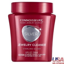 Silver Jewelry Cleaner Dip Solution Tarnish Remover No Mess Kit Instant Shine US