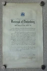 WW1 1914-19 Military Gallantry Certificate Corporal Burston Gloucester Regiment