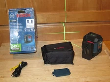 Bosch GLL50-20GL GREEN Beam Cross-Line Laser Level - New in Package