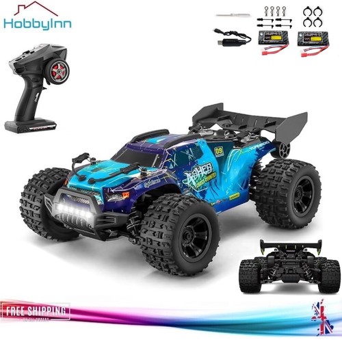 RC Monster Truck Off Road 4WD Car 1/18 2.4G Remote Control Car 40km 2*Batteries