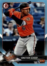 2018 Bowman Sky Blue #95 Jonathan Schoop /499 - BB