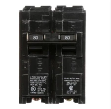 Siemens Q280 80 Amp 2 Pole 120/240V 10kA Plug In Circuit Breaker