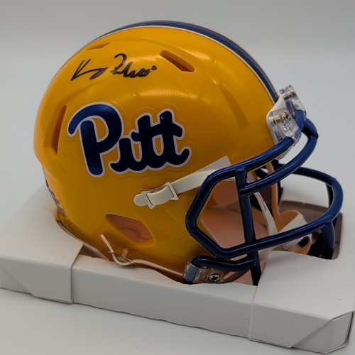 Kenny Pickett Signed Autographed Pitt Panthers Riddell Speed Mini Helmet Beckett - Picture 8 of 13