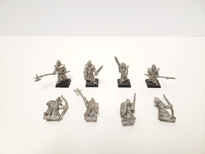 Harlequin Miniatures High Elves Elf Guards Fighters Spearmen Metal Hochelfen