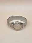 VINTAGE WATCH MEN'S, SEIKO QUARTZ, TWO TONE, GOLD PLATED AND STAINLESS STEEL