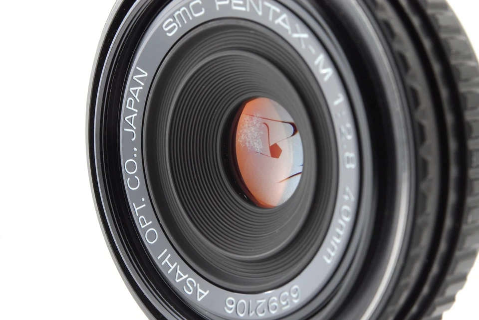 [NEAR MINT-] Pentax SMC Pentax-M 40mm F2.8 Wide Angle Pancake MF Lens From JAPAN - Image 4 of 4