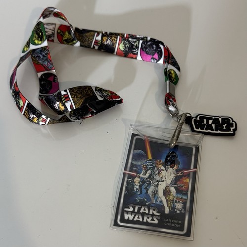 Star Wars Characters Lanyard w/ Rubber Charm