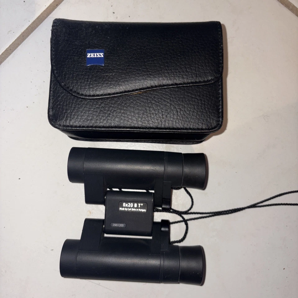 Zeiss Hungary Compact Binocular with Case  8x20 B T*. New - Image 3 of 4