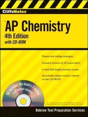 CliffsNotes AP Chemistry with CD-ROM, 4th Edition (Cliffs AP) - Paperback - GOOD