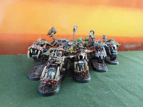 WH 40k Miniaturen Space Orks Wartrike + Warbiker Unit Kitbash Warhammer 40K - Picture 8 of 19