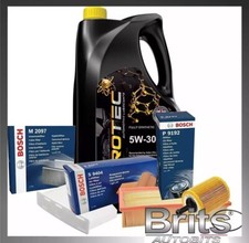 Service Kit for Audi A3 1.9 TDi - Bosch Air, Oil, Cabin Filters & 5L 5W30 Oil