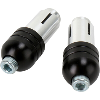 Renthal Motorcycle Bar Ends BLACK Aluminium 22mm 7/8'' Handlebar Bar Ends E193