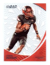 2023 Chronicles D.P. Football #19 Lamar Jackson Clear Vision Louisville