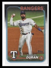 2024 Topps #555 Ezequiel Duran Texas Rangers Baseball Card 2B