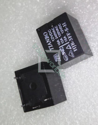 2 pieces 4pins 12V HJR-3FF-S-H 12VDC TIANBO Relay HJR-3FF-S-H-12VDC