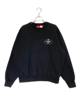 SUPREME Crest Crewneck Size: S Black Men | eBay