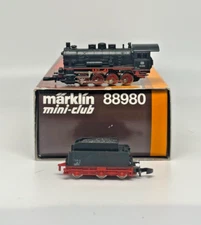 Z Scale Marklin 88980 BR 55 Steam Locomotive With Tender Original Box (A)