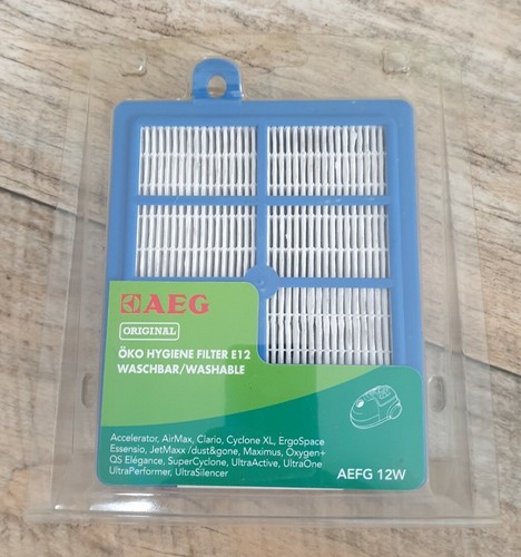 AEG Original ÖKO HYGIENE FILTER E12 WASCHBAR