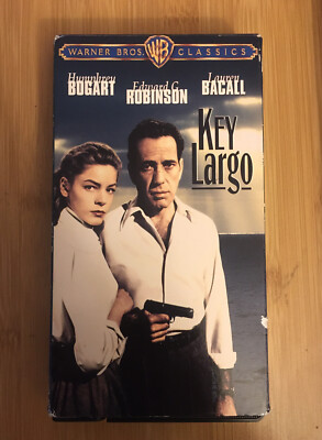 Key Largo Humphrey Bogart Lauren Bacall VHS 1948 VERY GOOD | eBay