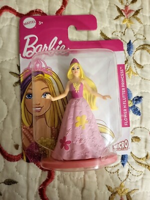Barbie Doll Accessories:  Micro Doll Birthday New Cake Top Flower In Flutter New