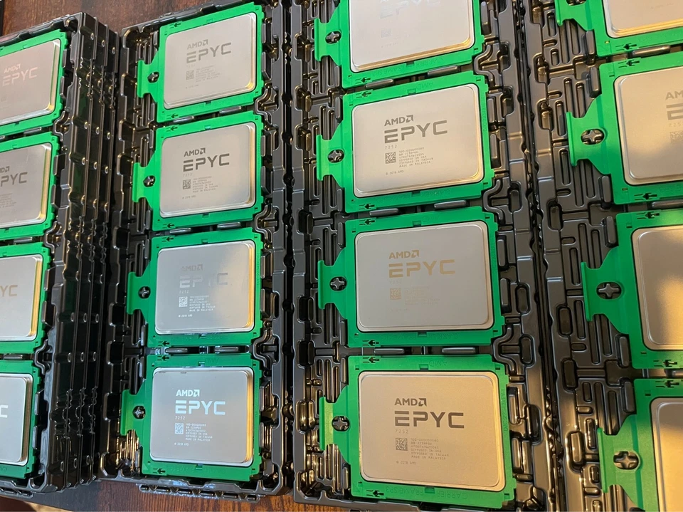 DELL Locked AMD EPYC 7252 CPU Processor 8 Core 3.10GHz 64MB CACHE 120W sp3 DDR4 - Image 3 of 3