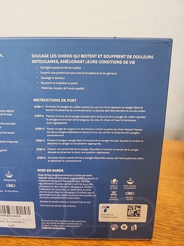 Merrymilo linke Hundekniebandage Medium Neu im Karton - Bild 4 von 5