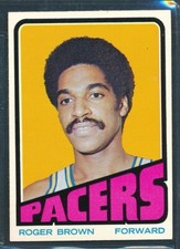 1972 Topps Basketball #210: ROGER BROWN Indiana Pacers ~ NM-MT to MINT