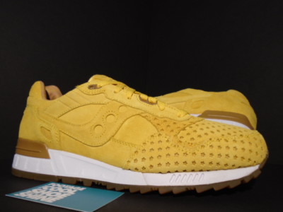 SAUCONY SHADOW 5000 PLAY CLOTHS MIMOSA MUSTARD YELLOW WHITE GUM 70119-1 NEW 10.5