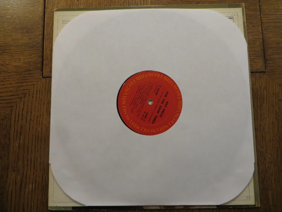 Ray Price – For The Good Times - 1970 - Columbia C 30106 Vinyl LP G+/VG - Image 3 of 4