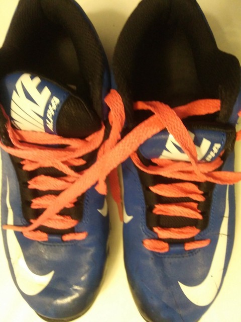 NIKE Alpha Fastflex Football Cleats used size 4.5Y | eBay