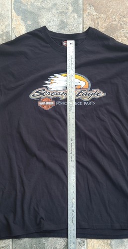Vtg 2003 Harley Men 4XL Black Sleeveless Tshirt Screaming Eagle Yorktown VA NWOT - Picture 2 of 8